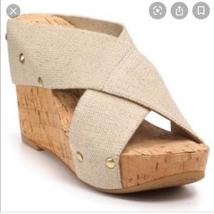 Lucky Brand Miller 2 Cork Wedges